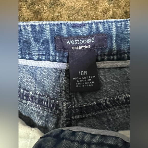 Westbound Essentials Jeans Womens 10R Blue Denim - Picture 4 of 6